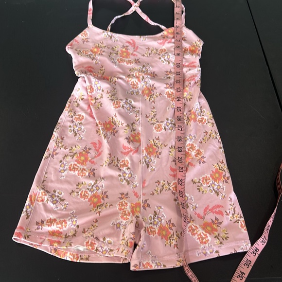 Arie Offline Real Me 3” Floral Shortie‎ Bodysuit. Country Pink. Size L (711) - Picture 7 of 11